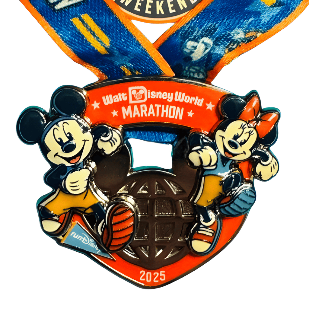 2025 Marathon Medal Replica Disney pin