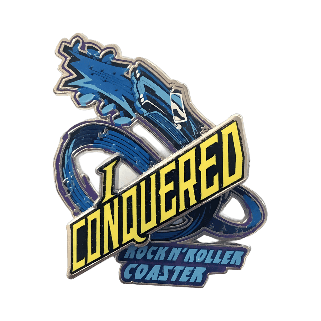 I Conquered Rock N' Roller Coaster Disney pin