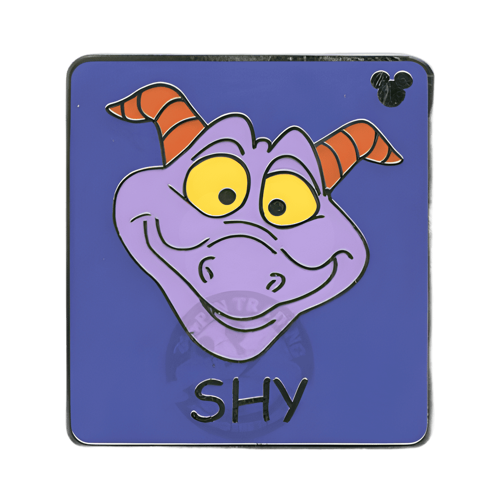 Shy Figment Disney pin