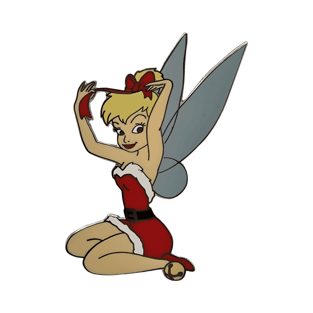 Tinker Bell Christmas Red Dress Disney pin