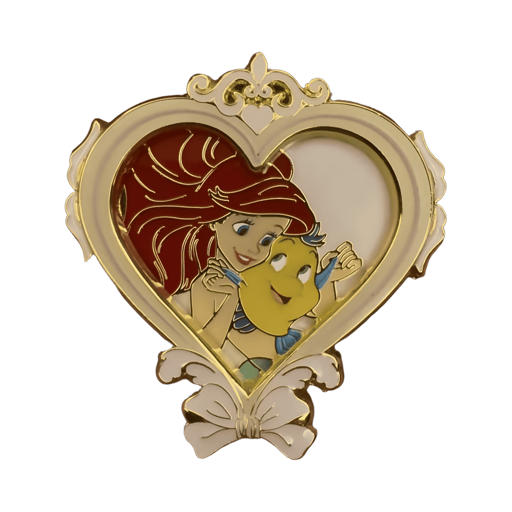 Ariel and Flounder Disney pin