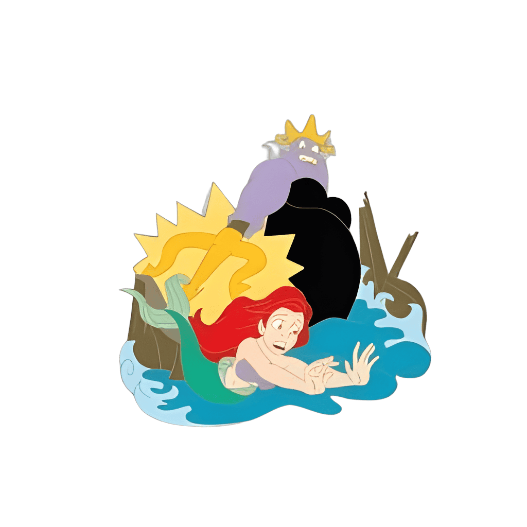 Ursula and Ariel Disney pin