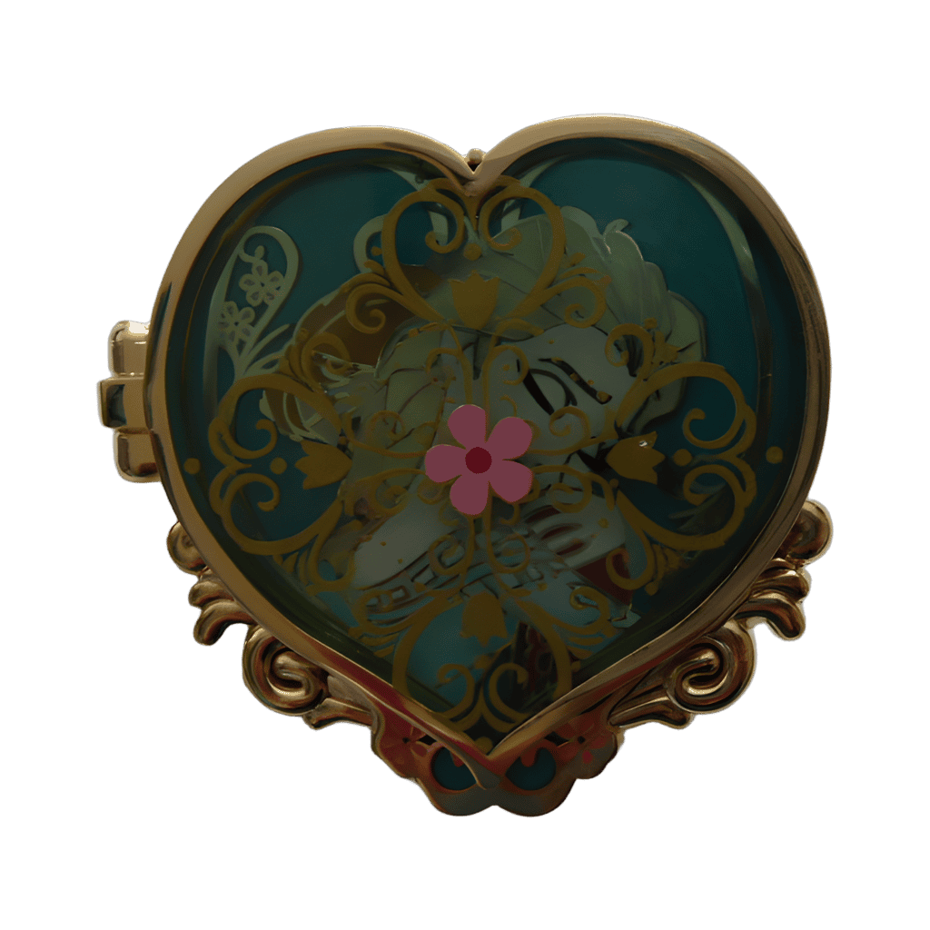 Sisters Heart Locket Disney pin