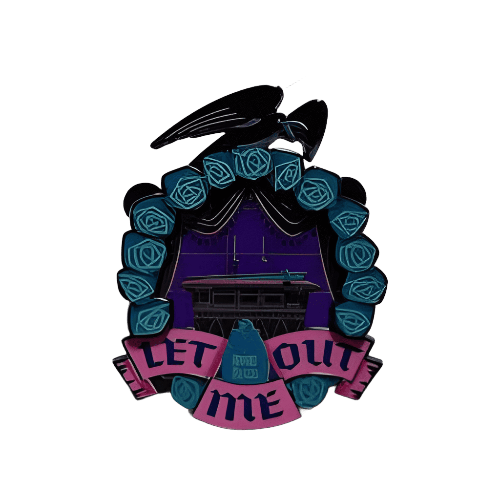 Let Me Out Disney pin