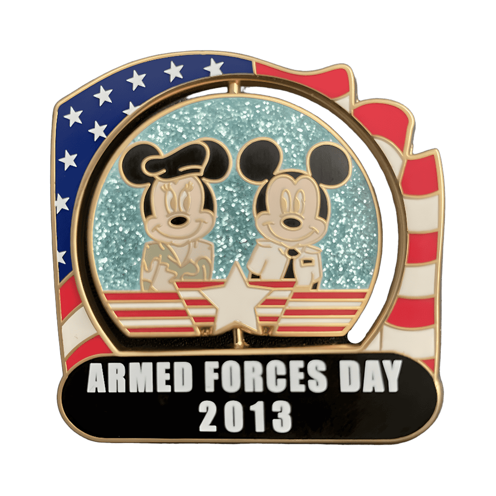 Armed Forces Day 2013 Spinner Disney pin