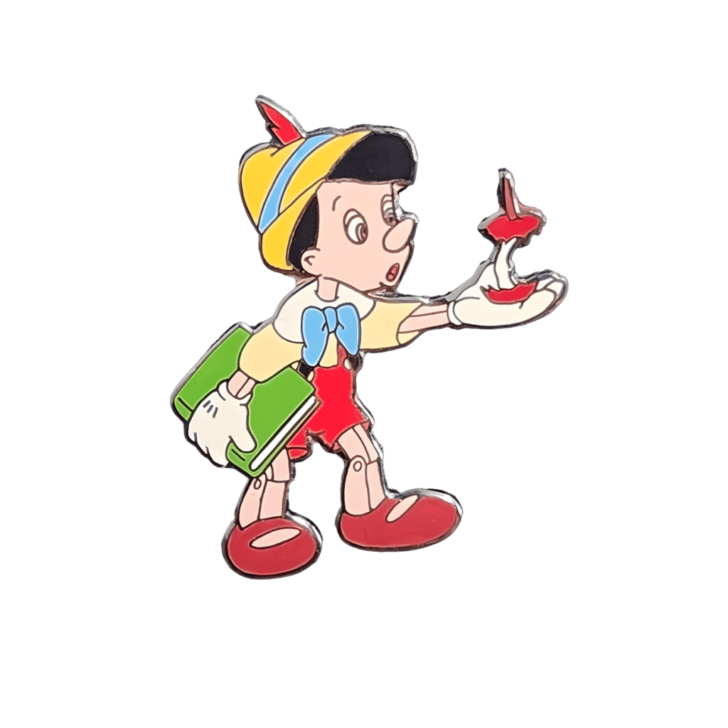 Pinocchio Holding Eaten Apple Disney pin