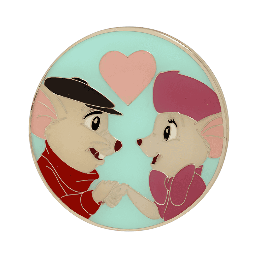 The Rescuers Round Love Disney pin