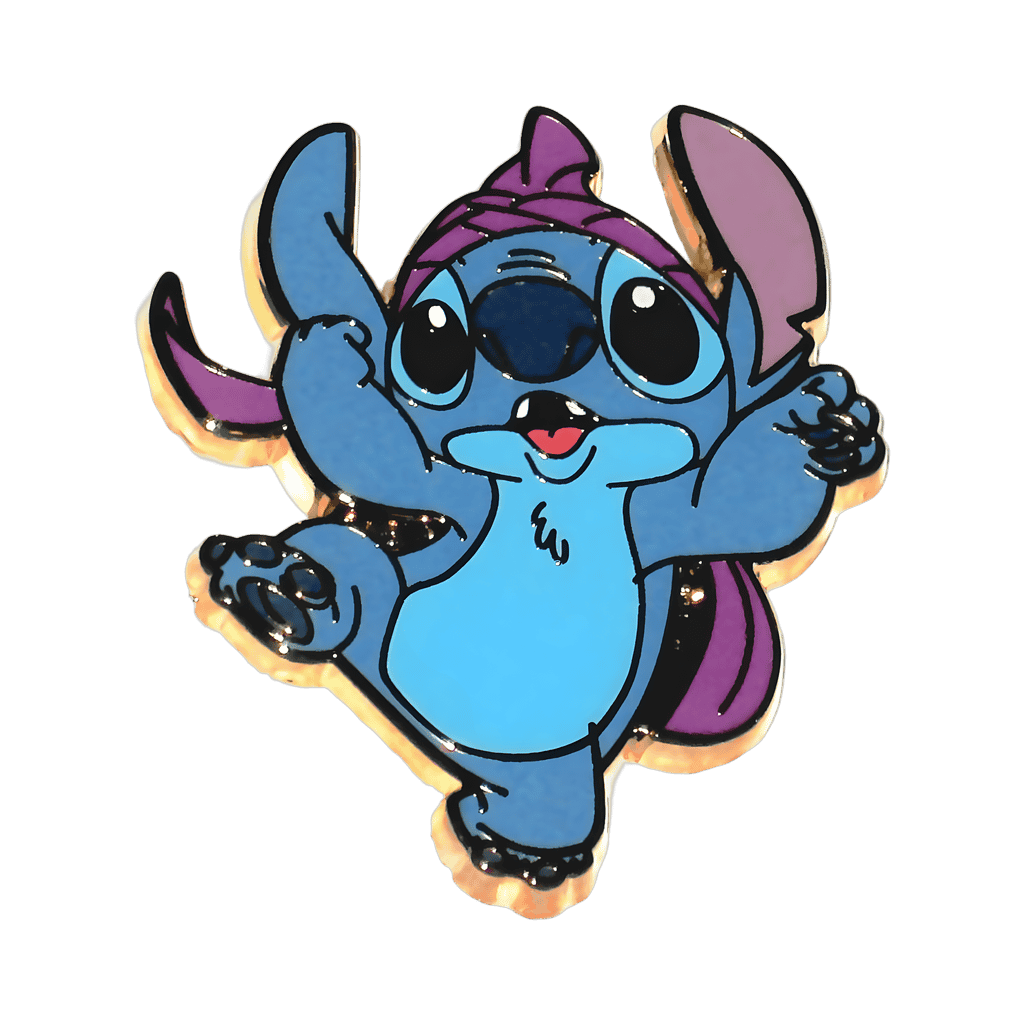 Stitch Wearing Eisa Festival Head Scarf Disney pin