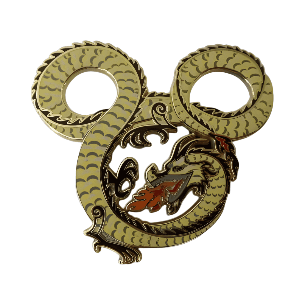 Yellow Disney pin