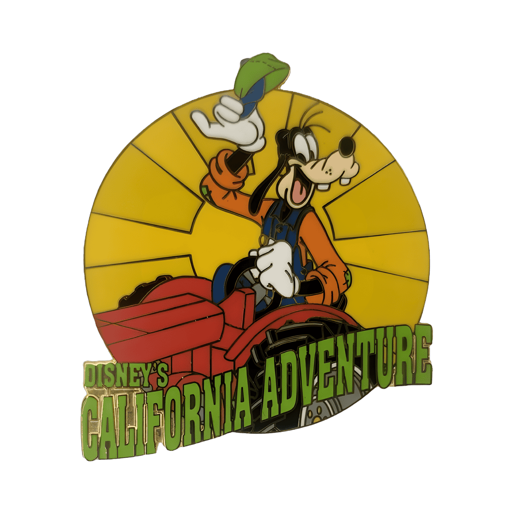 Goofy Driving Tractor Disney pin