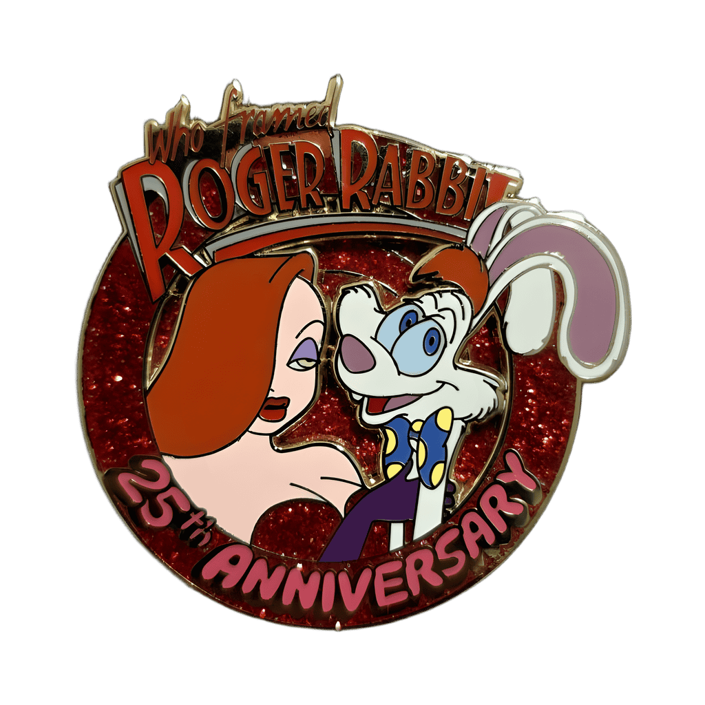 25th Anniversary - Roger and Jessica Disney pin