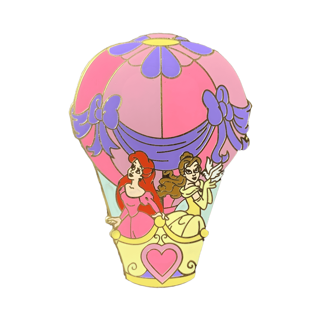 Belle and Ariel Disney pin