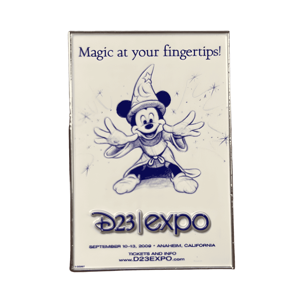 D23 Event Poster Through the Years Mystery Pin Blind Pack - 2009 Design Disney pin
