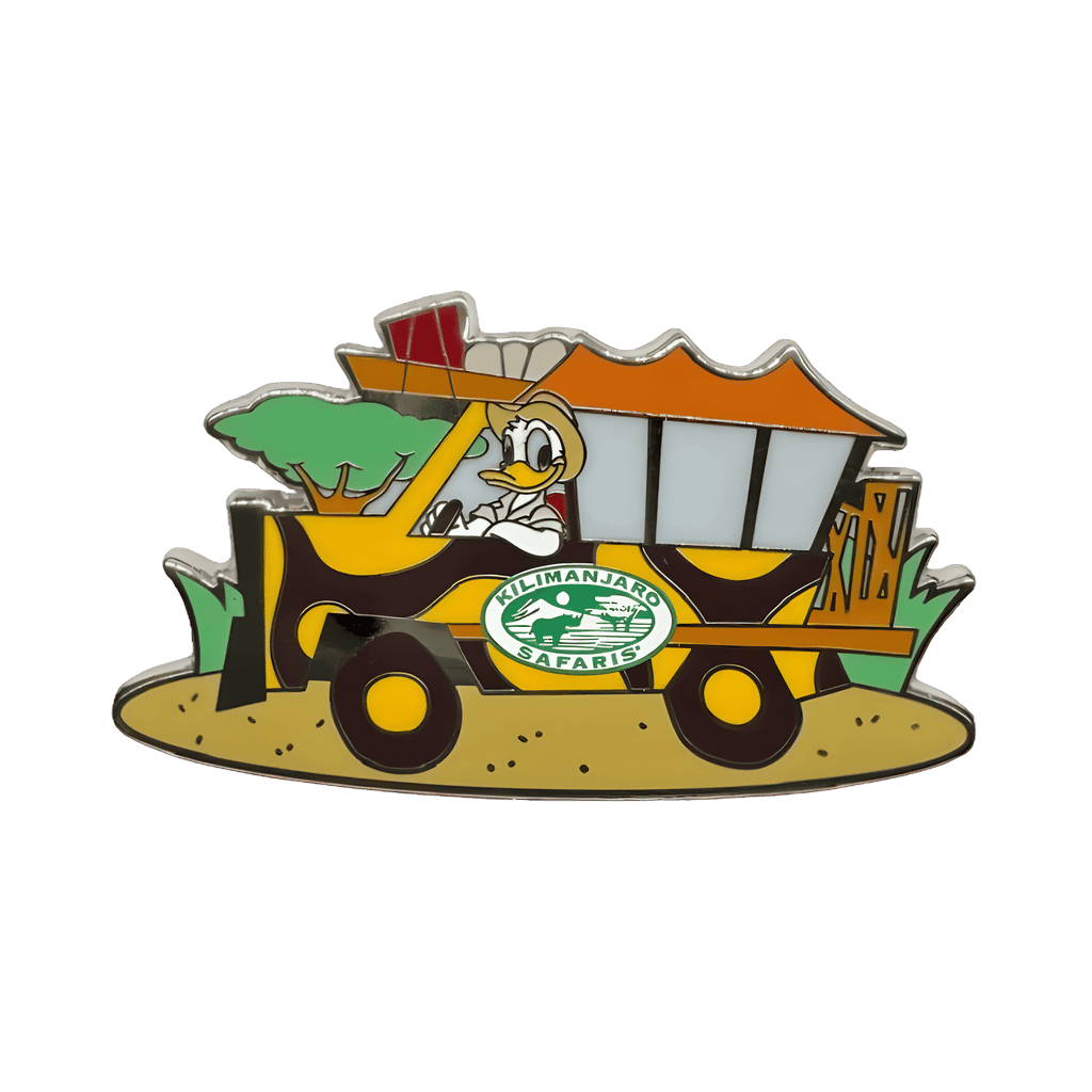 Donald Duck in Kilimanjaro Safaris Truck Disney pin