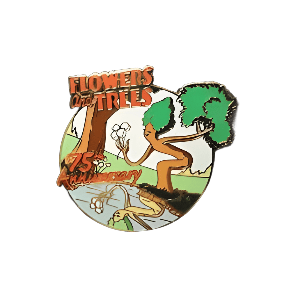 flowers and trees 75th anniversary Disney pin