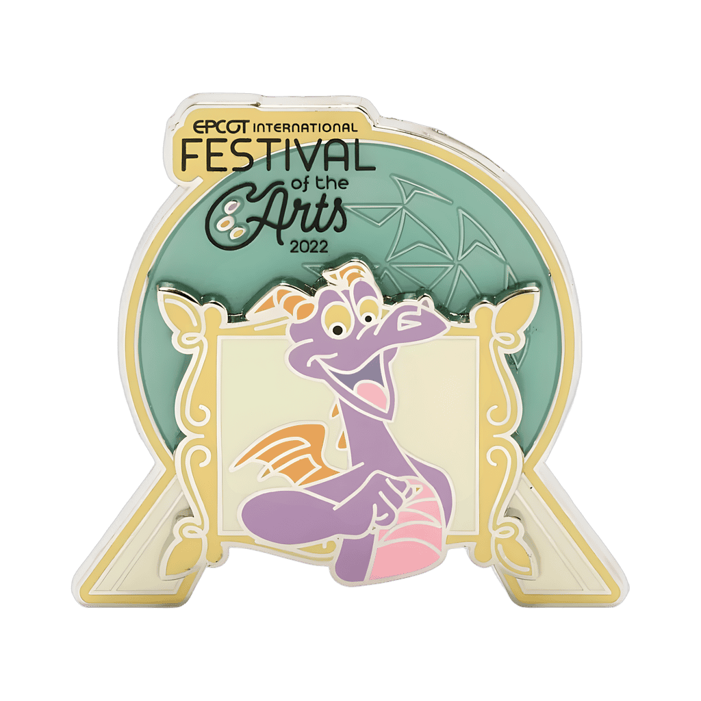 Figment and Spaceship Earth Disney pin