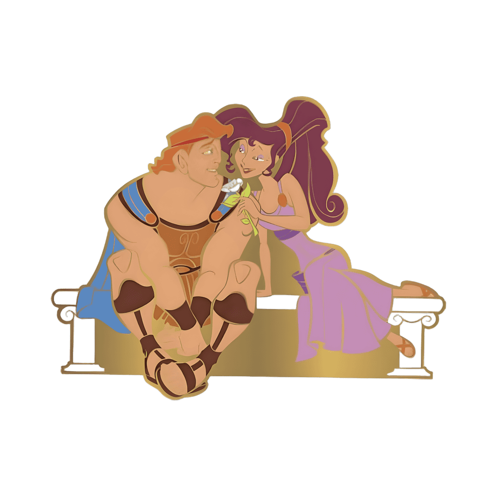 Meg Megara and Hercules Disney pin