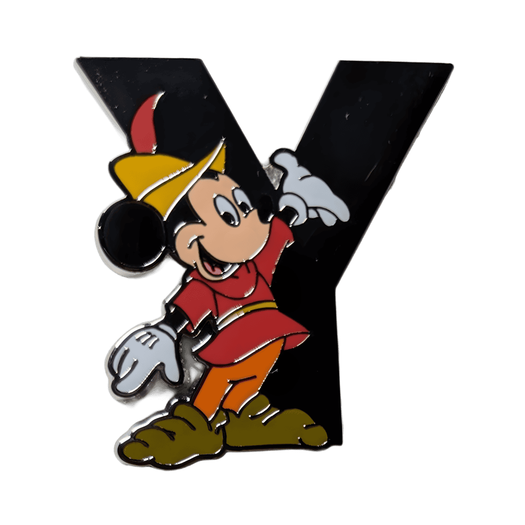 Letter Y Disney pin