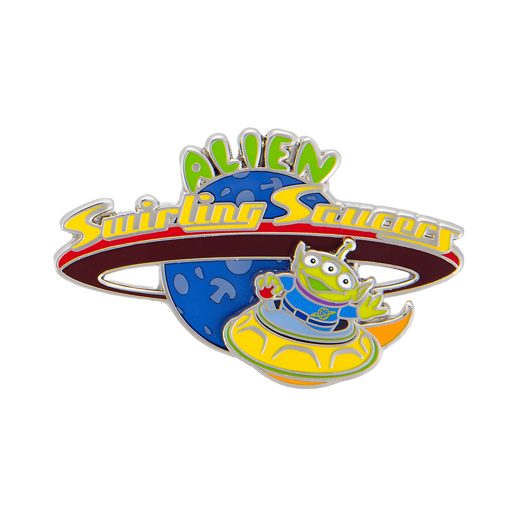 Alien Swirling Saucers Disney pin