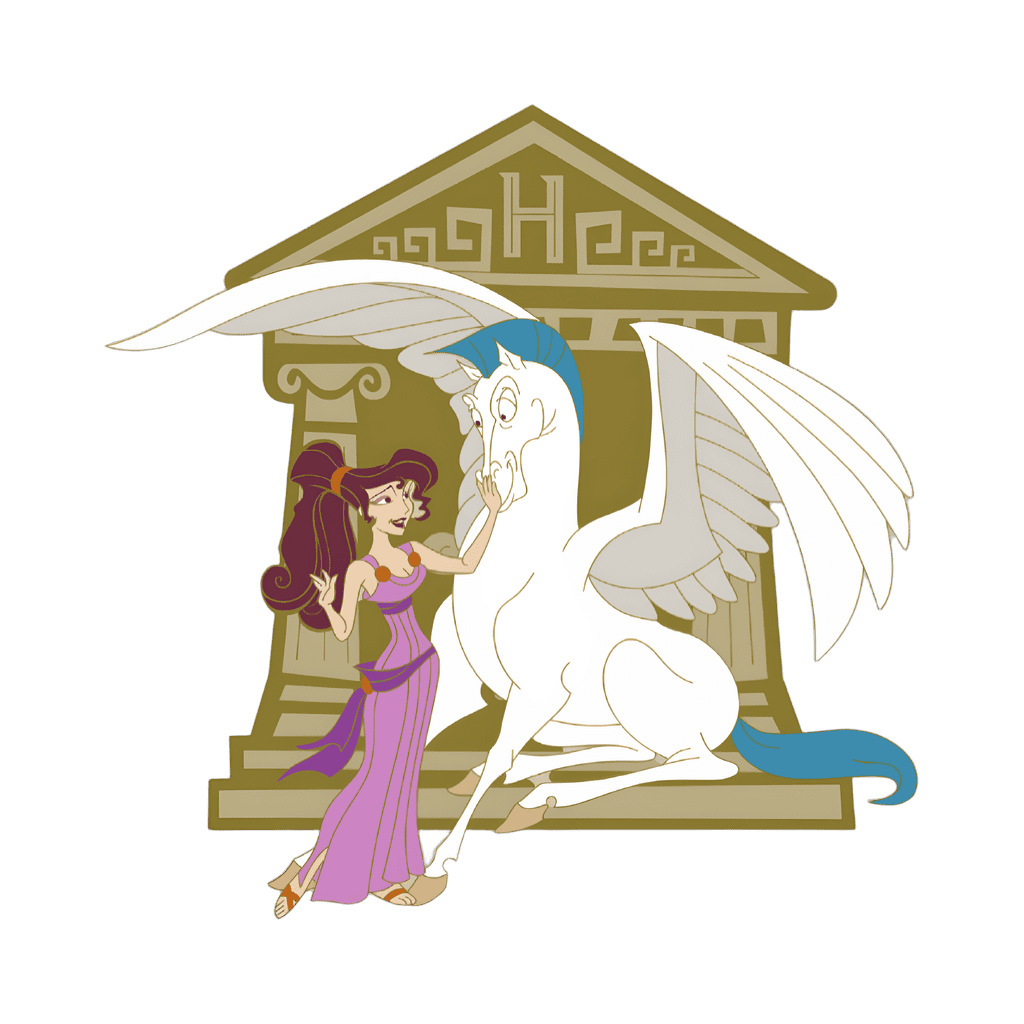 Megara and Pegasus Disney pin