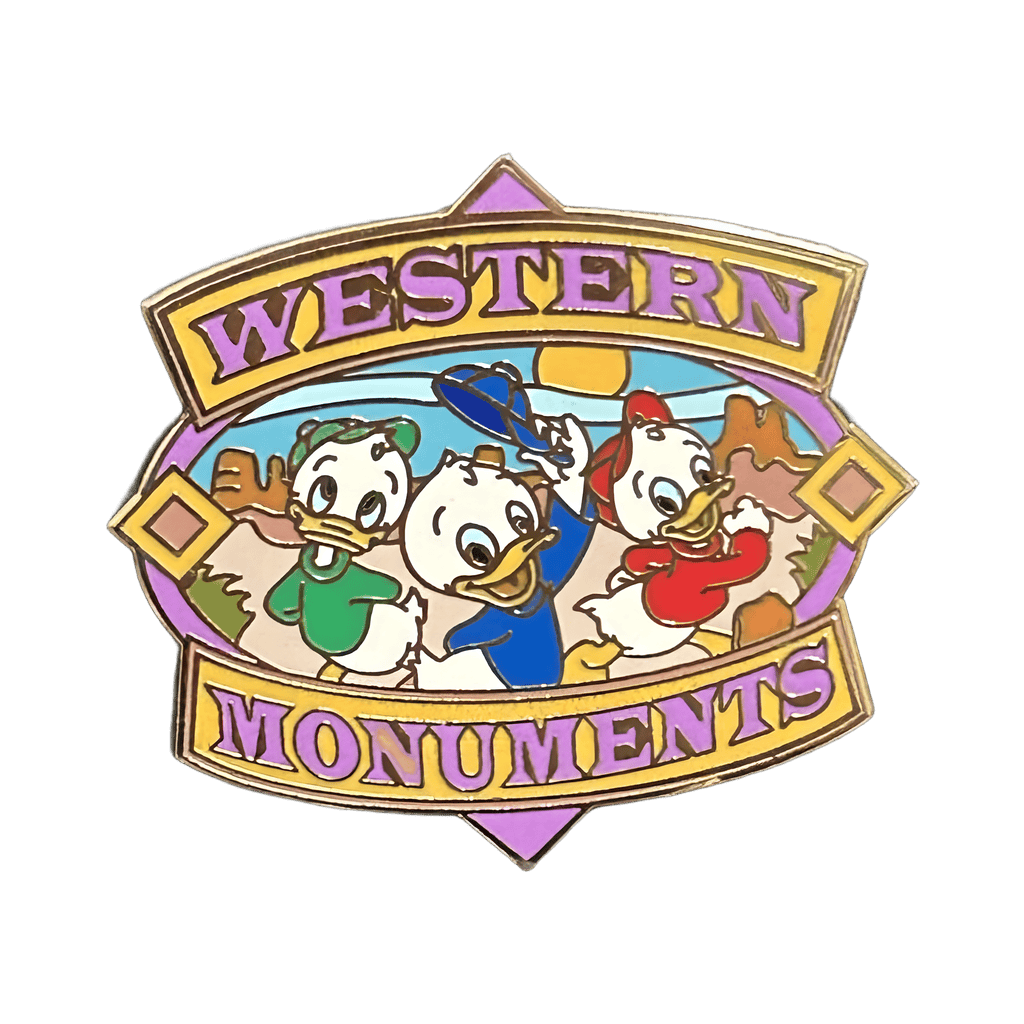 Huey, Dewey, Louie - Western Monument Disney pin
