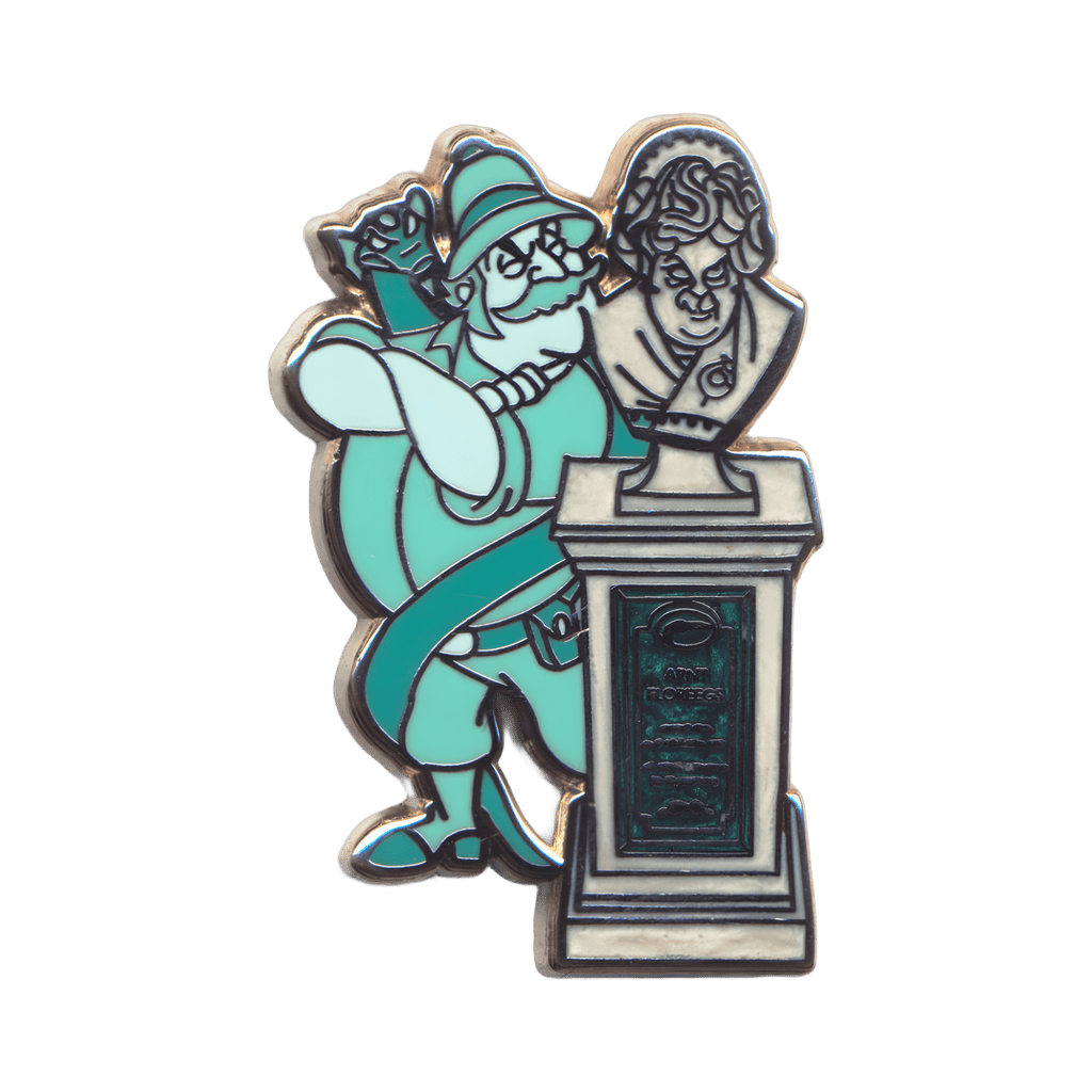 Bertie and Aunt Florence's Statue Disney pin