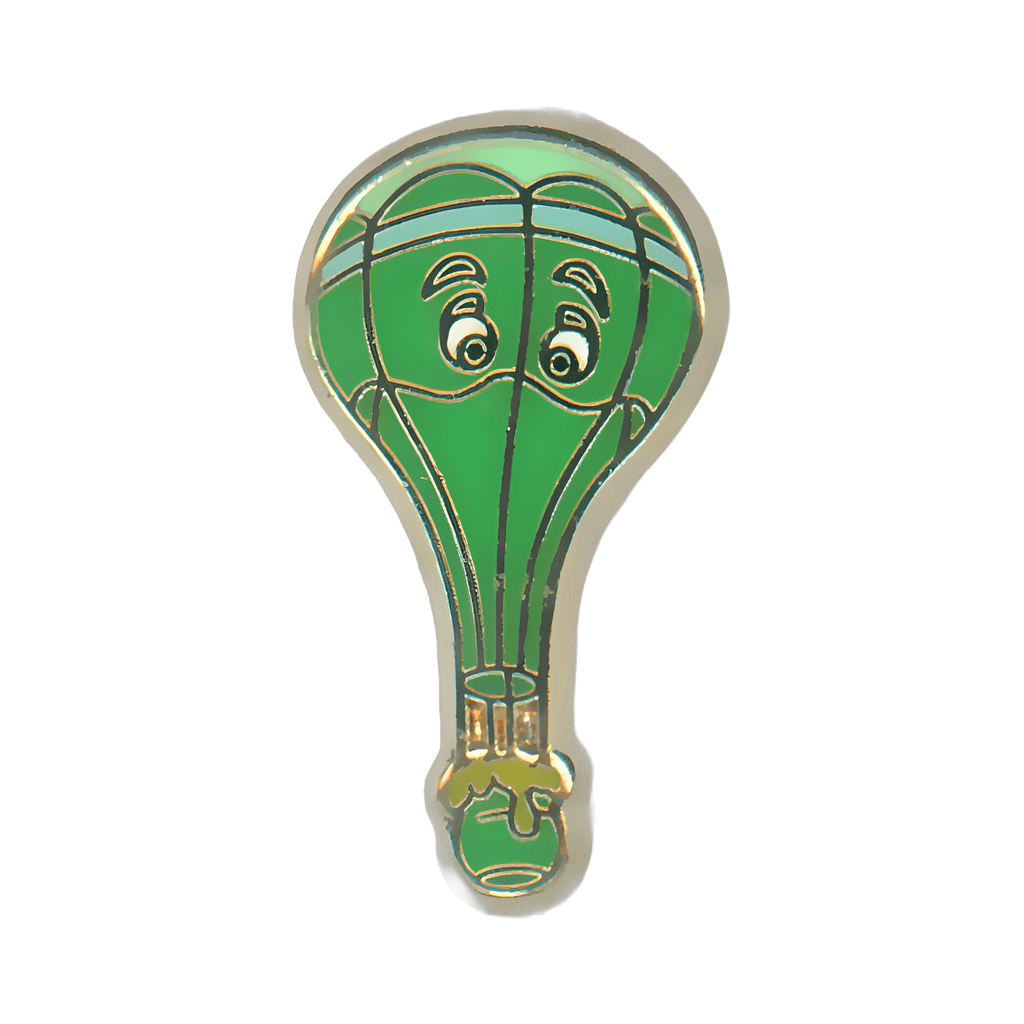 Green Heffalumps and Woozles Balloon Disney pin