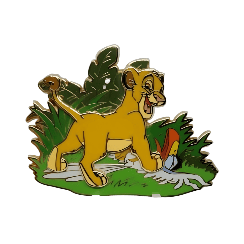 Simba and Zazu Disney pin