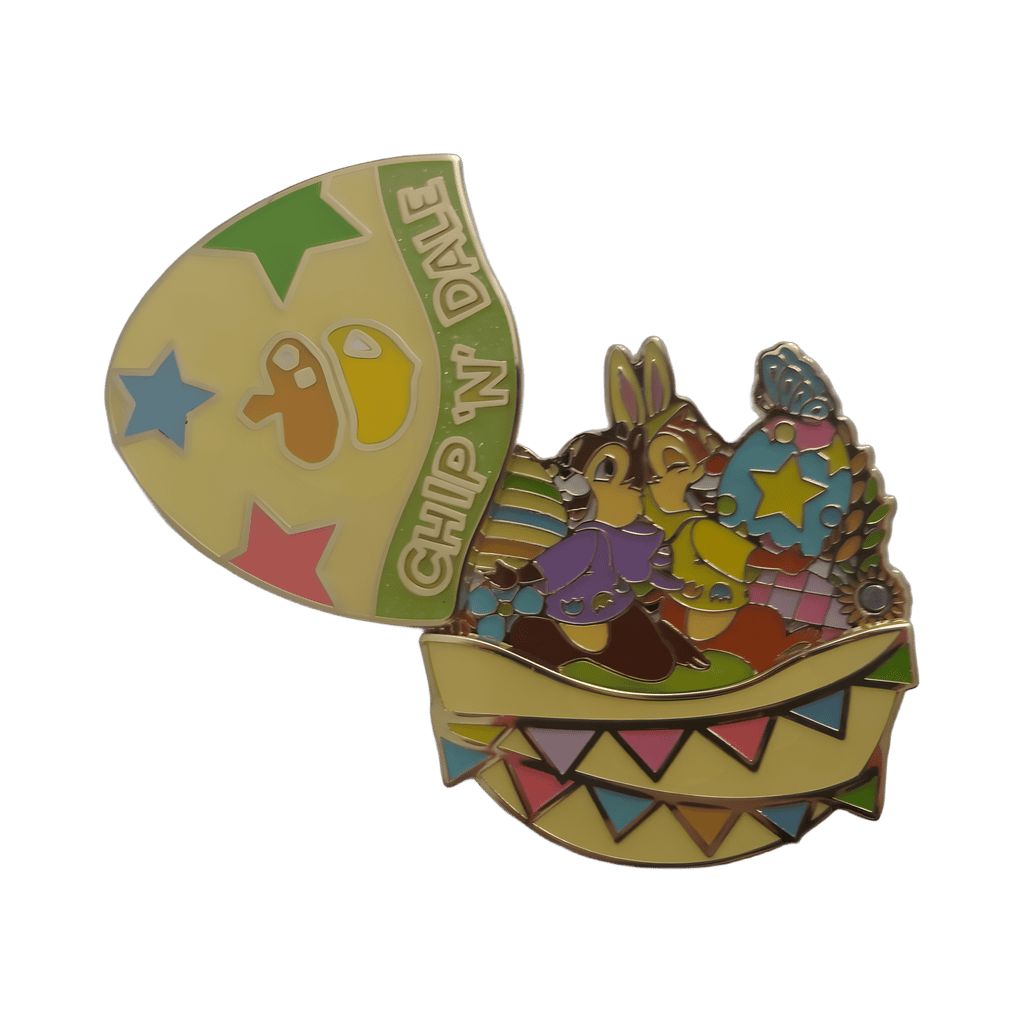 Hinged Easter Egg - Chip & Dale Disney pin