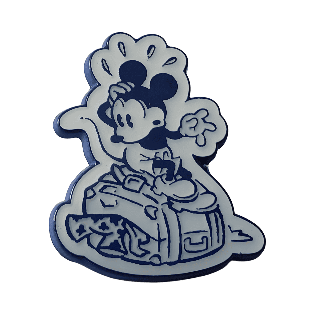 Mickey Sitting on Luggage Disney pin