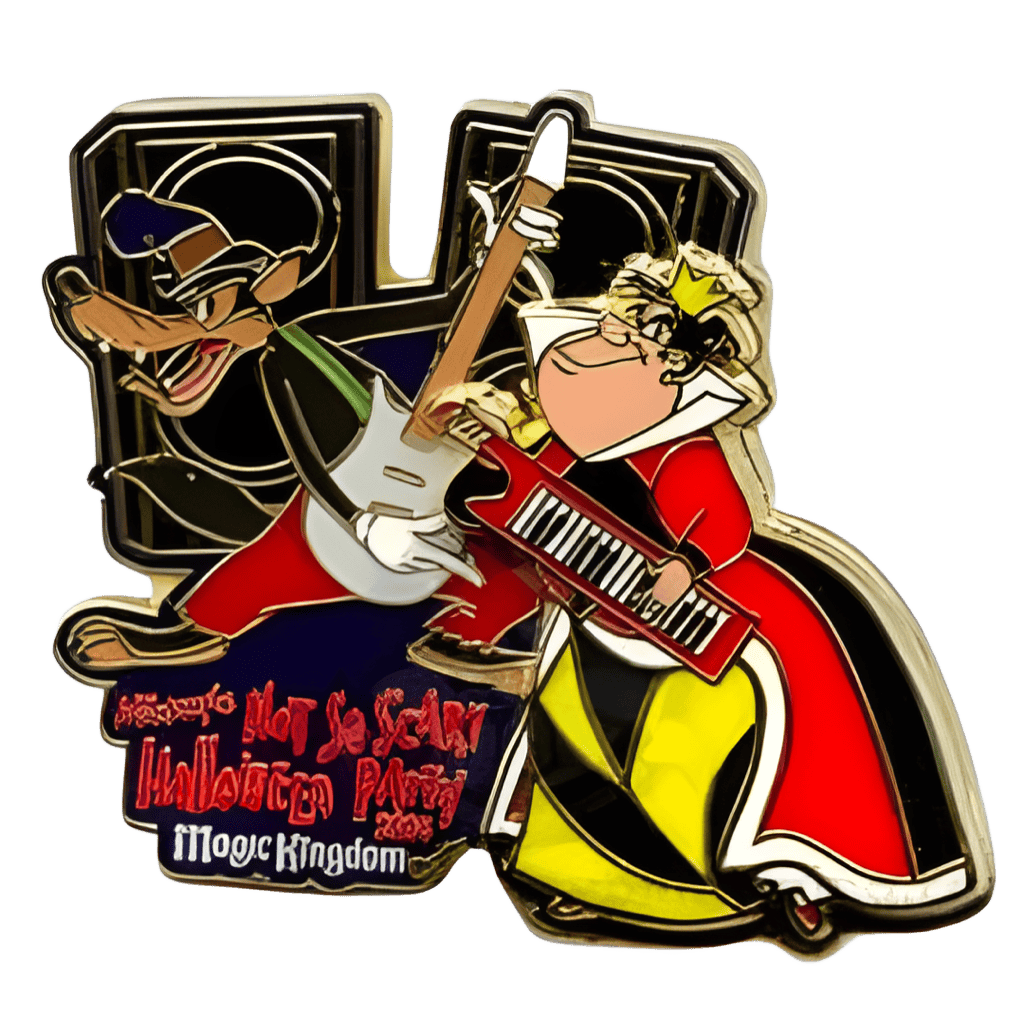 Big Bad Wolf & Queen of Hearts Disney pin