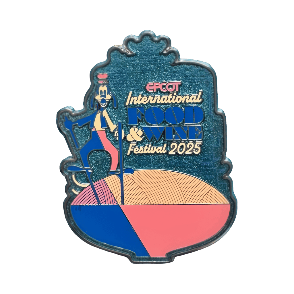 Goofy with Noodle Bowl and Chopsticks Logo Disney pin