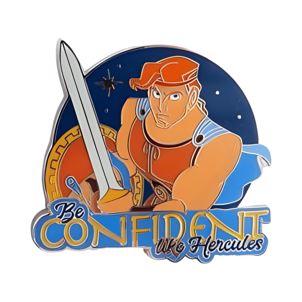 Be Confident Like Hercules Disney pin