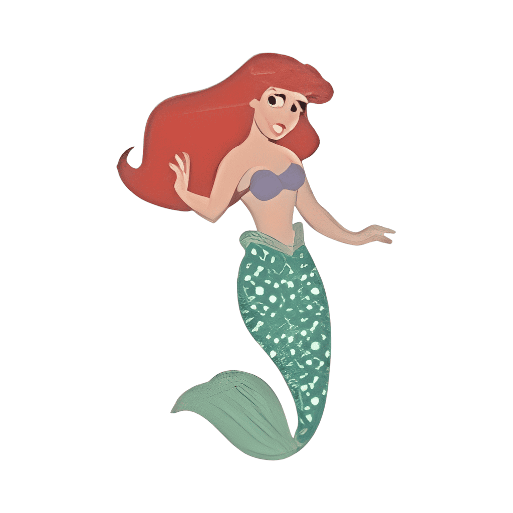 Mermaid Ariel with Glitter Tail Disney pin