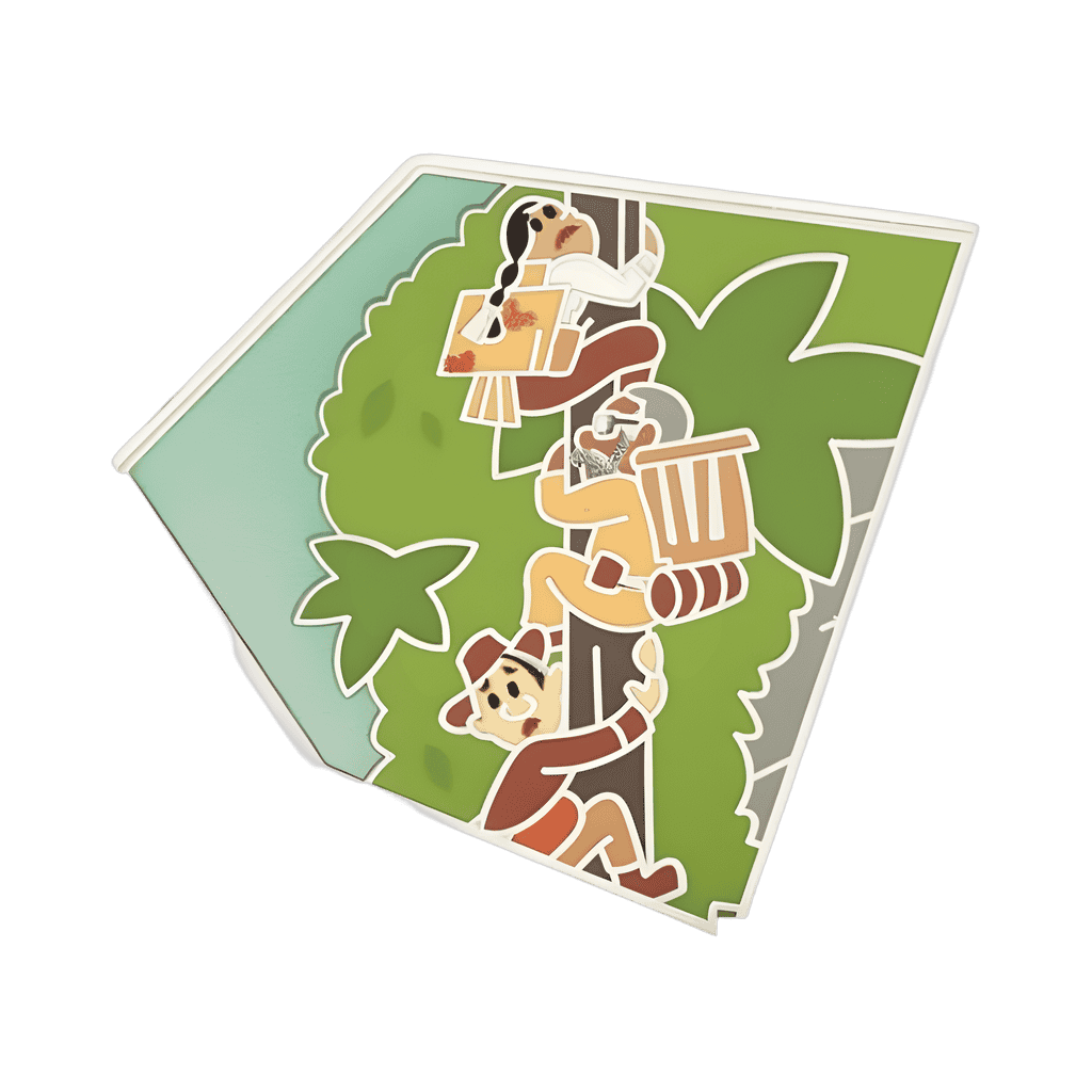 J.N.C. Explorers Up A Tree Disney pin