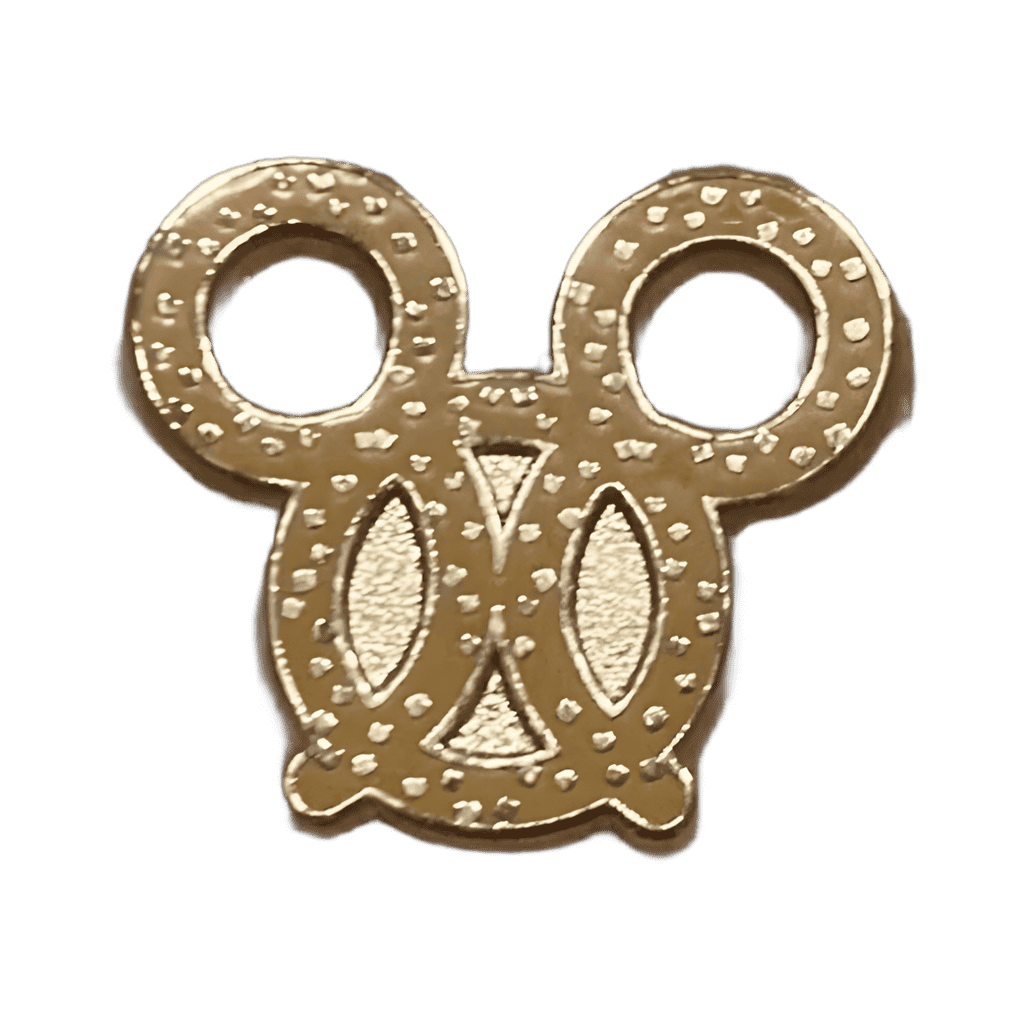Mickey Mouse Shaped Salted Pretzel Disney pin