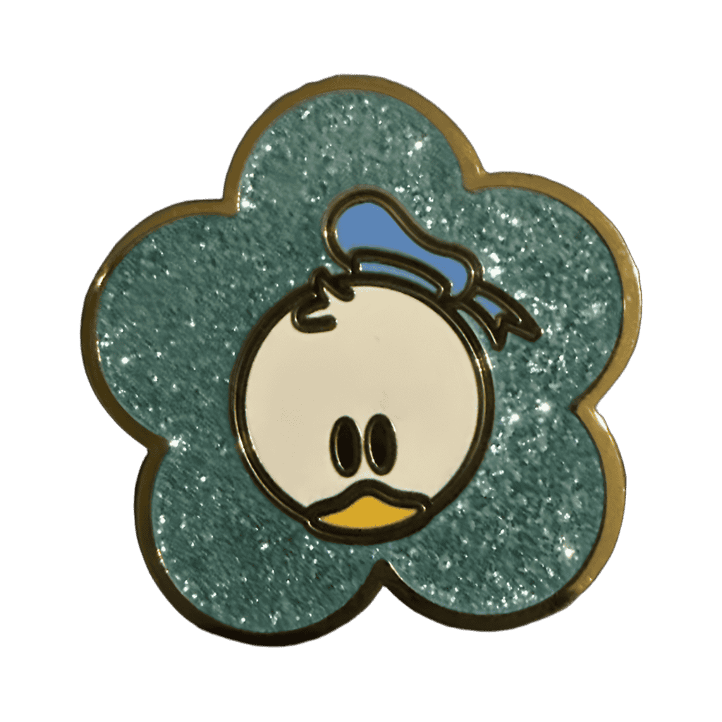 Donald Glitter Flower Disney pin