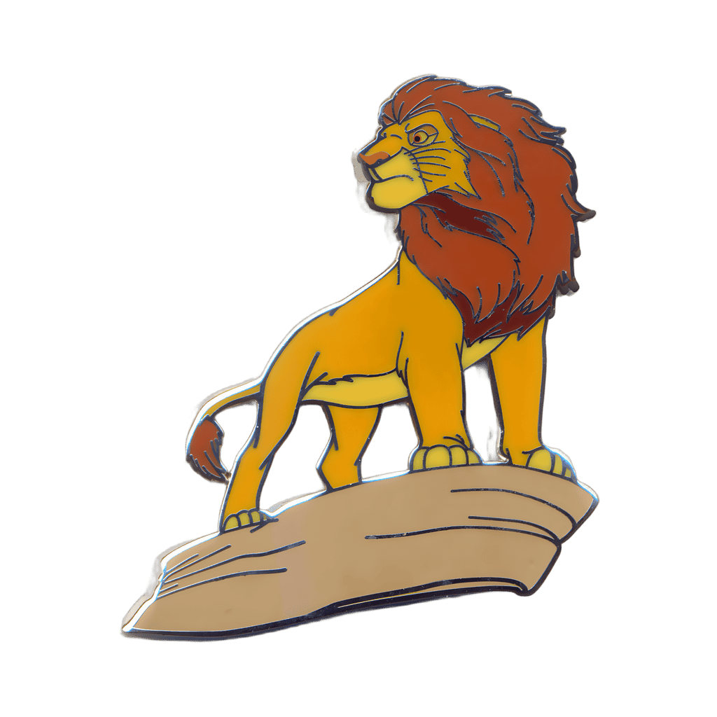 Adult Simba on Pride Rock Disney pin
