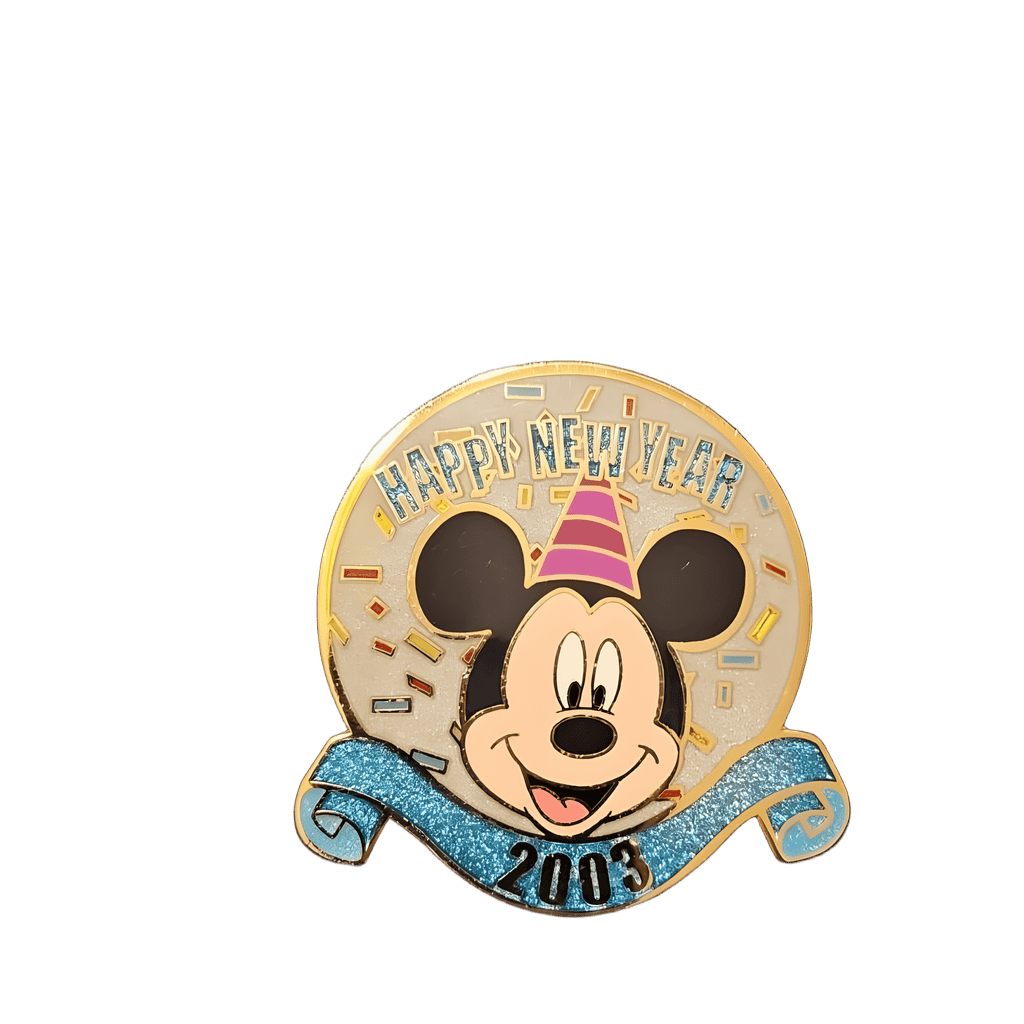 Mickey Mouse Happy New Year 2003 Disney pin