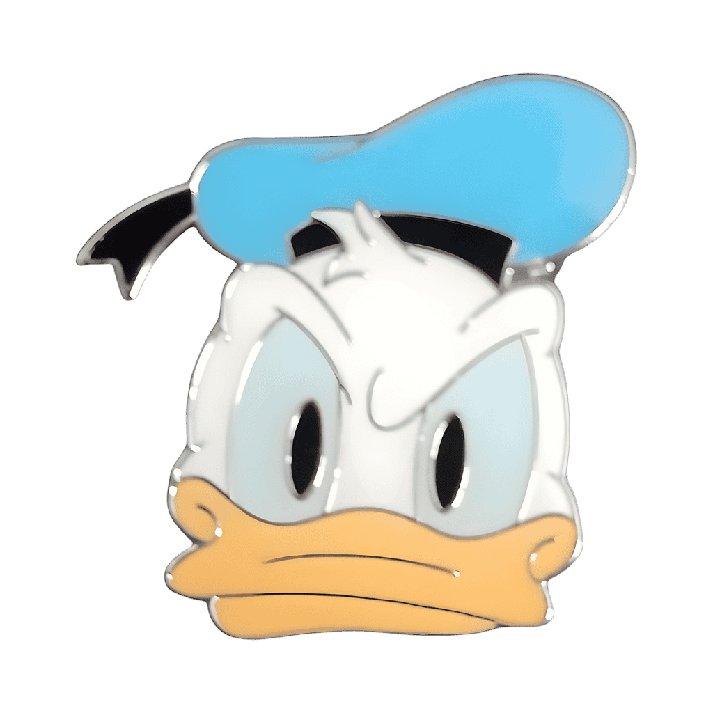 Donald- character head Disney pin
