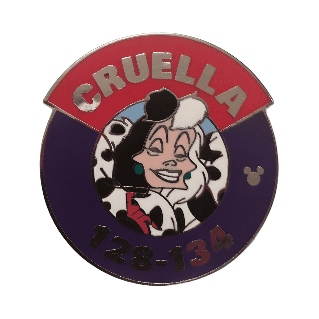 Cruella Disney pin