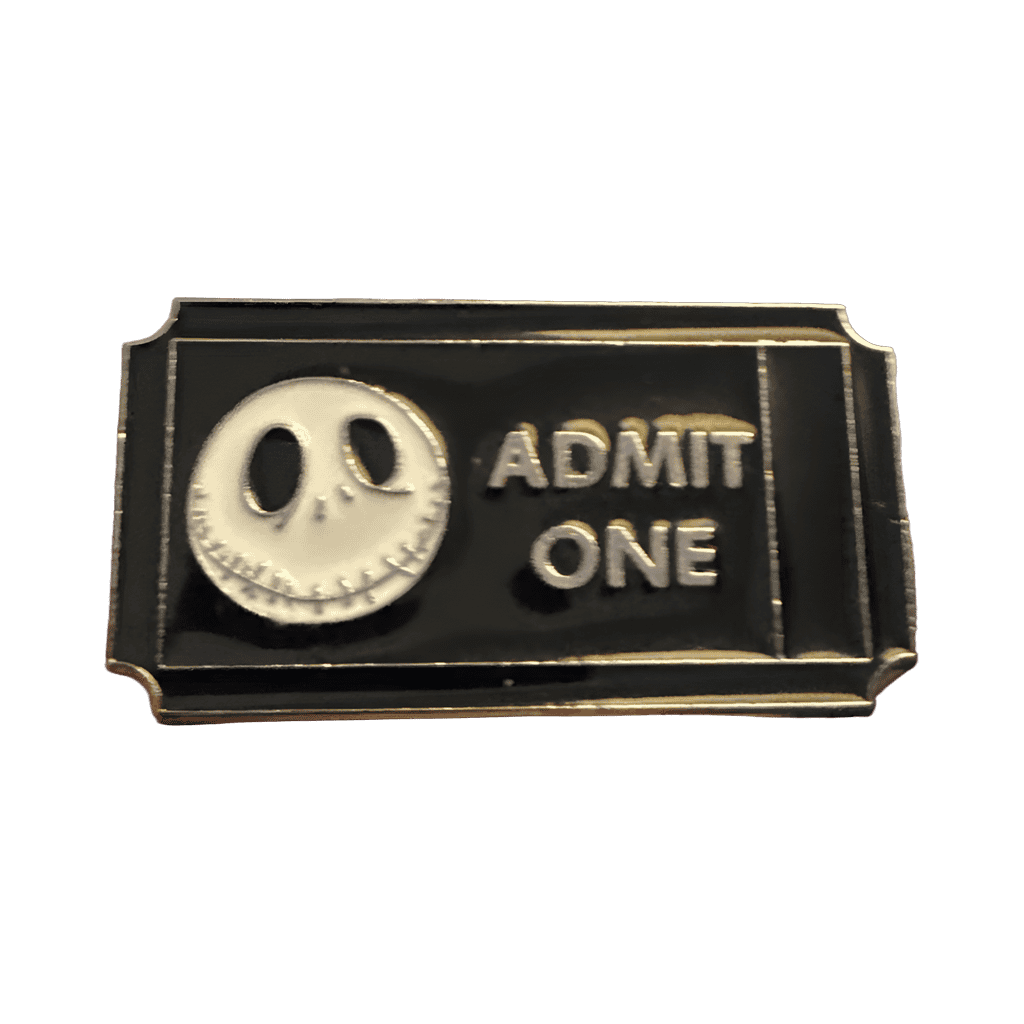 Jack Skellington admit one Disney pin