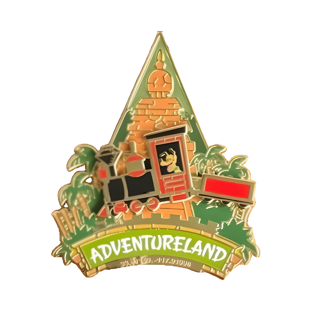 Jumbo Compass: Adventureland Train Slider Disney pin