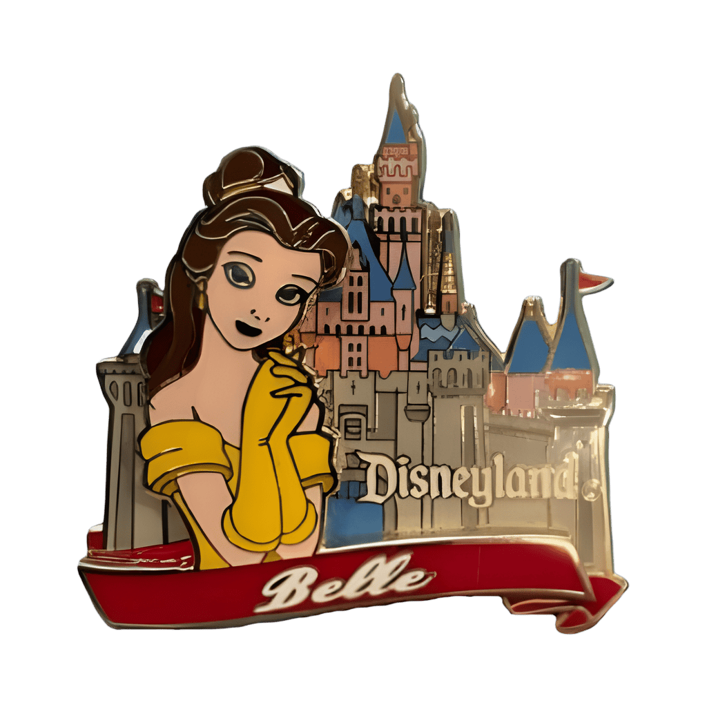 Belle Red Tag Disney pin