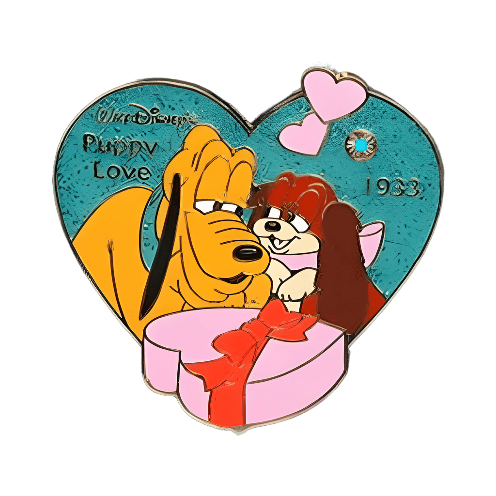 Puppy Love - 1933 - Pluto and Fifi Disney pin