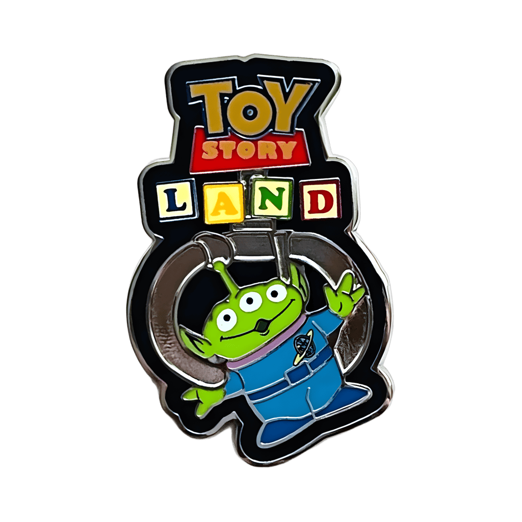 Green Alien (LGM) and the Claw Disney pin