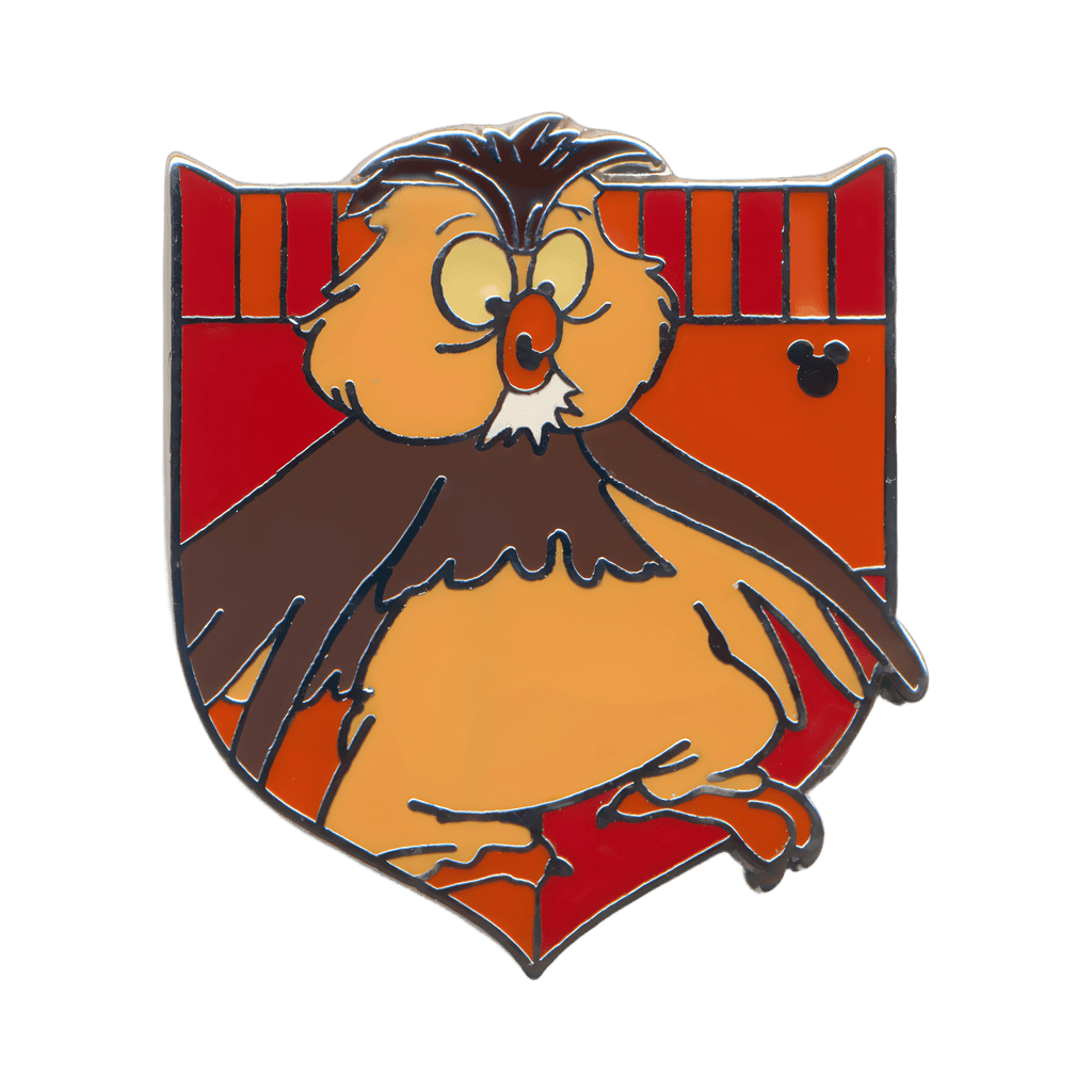 Archimedes on a Shield Disney pin