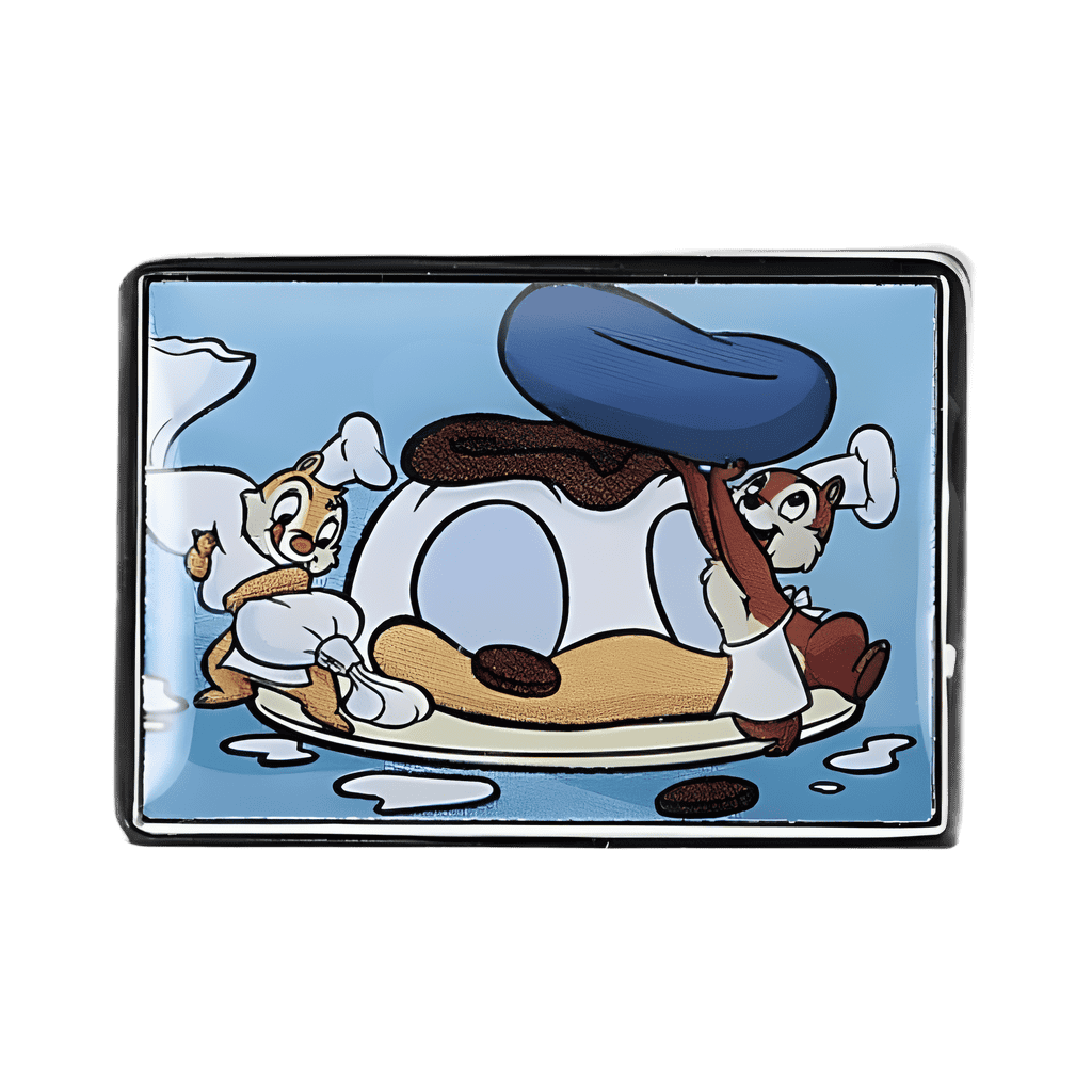 Chip and Dale Decorating a Cake Disney pin