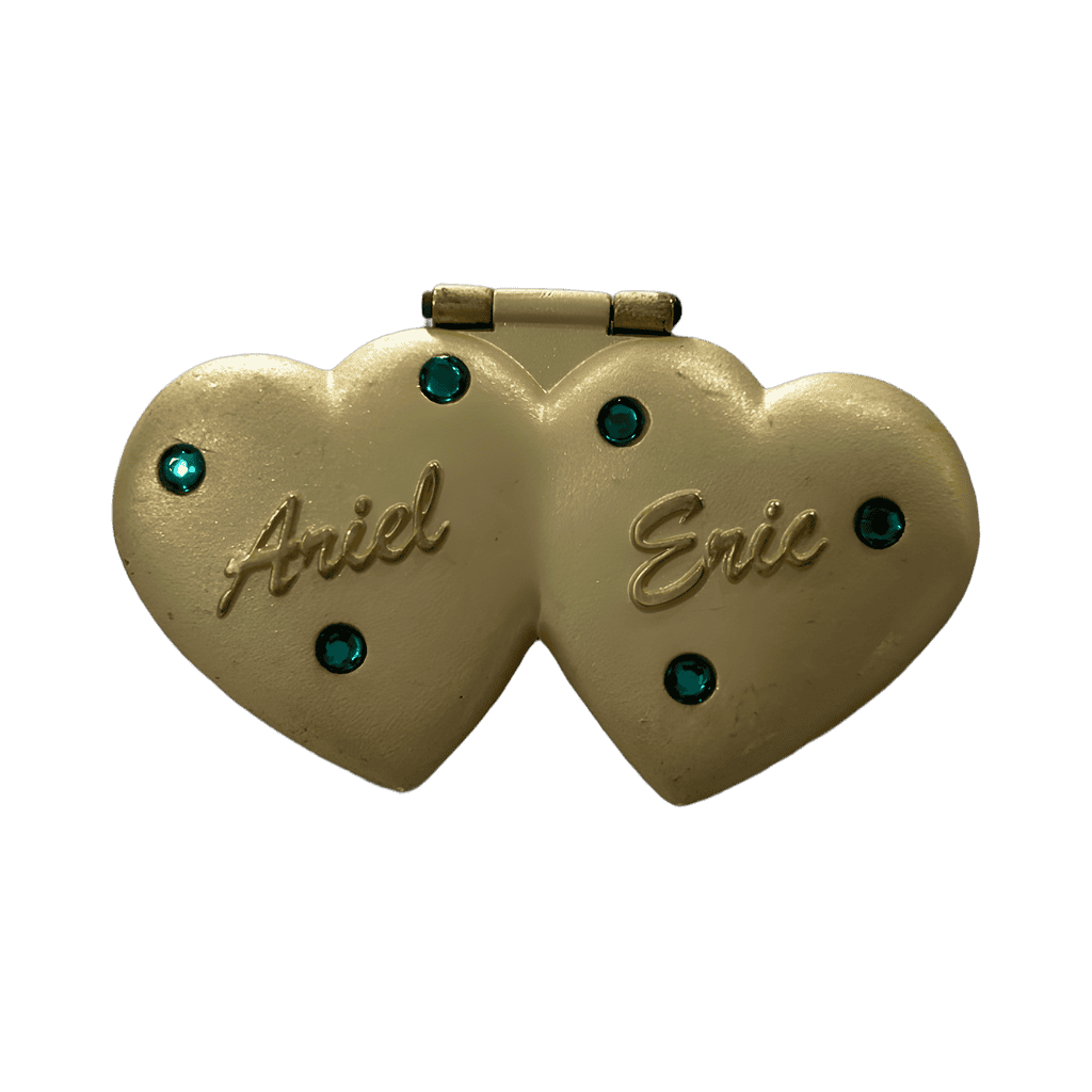 Ariel & Eric Jeweled/Hinged Disney pin
