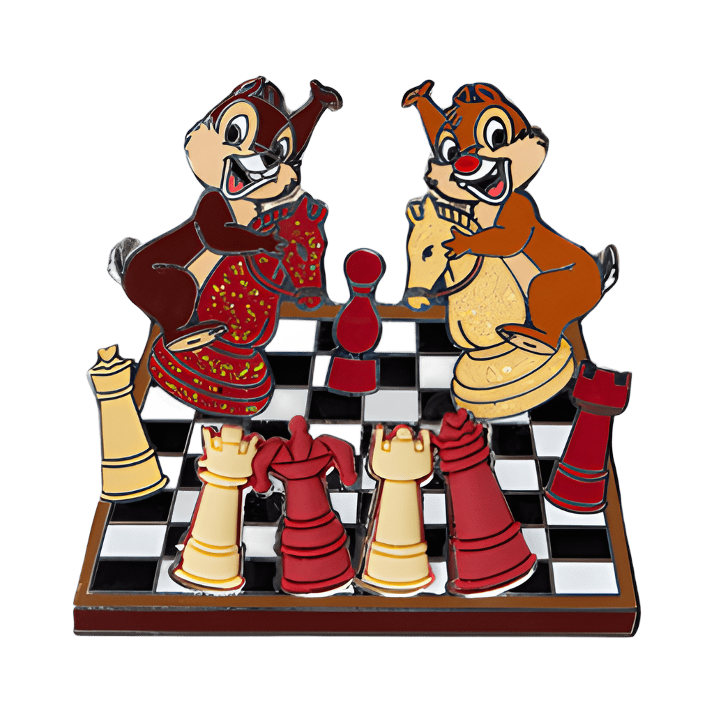 Western Chess - Chip and Dale Disney pin